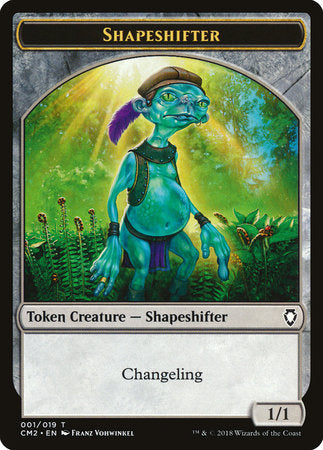 Shapeshifter Token [Commander Anthology Volume II Tokens] | Galactic Gamez