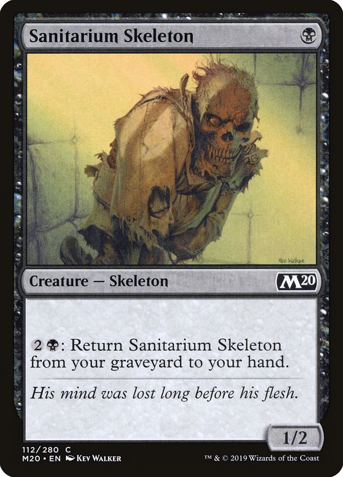 Sanitarium Skeleton [Core Set 2020] | Galactic Gamez