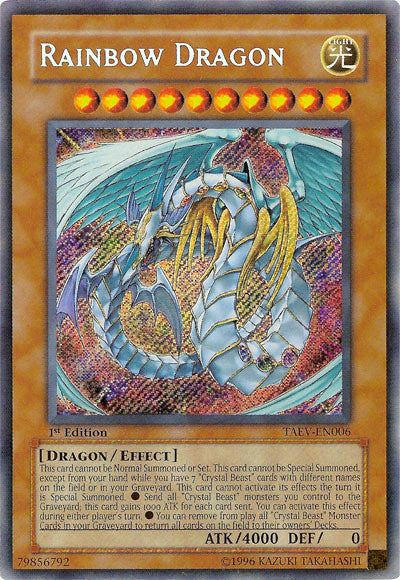 Rainbow Dragon [TAEV-EN006] Secret Rare | Galactic Gamez