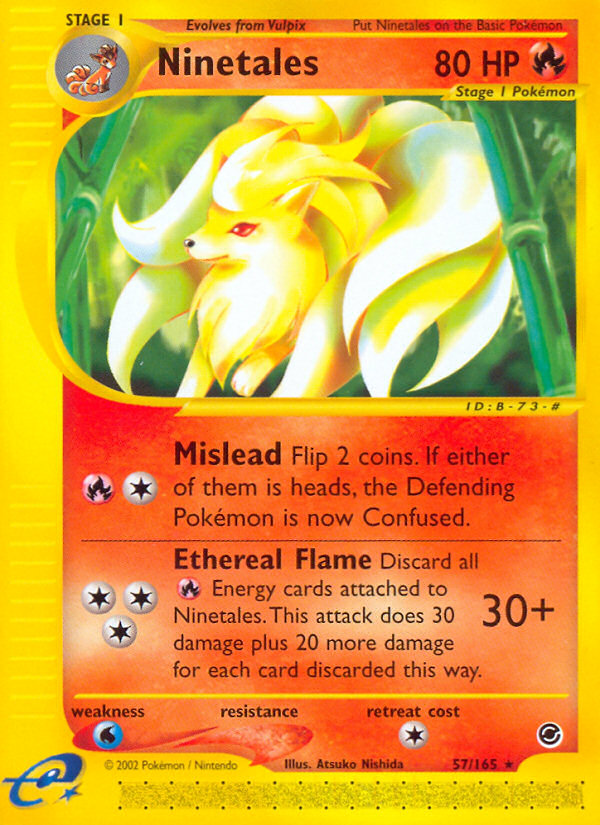 Ninetales (57/165) [Expedition: Base Set] | Galactic Gamez