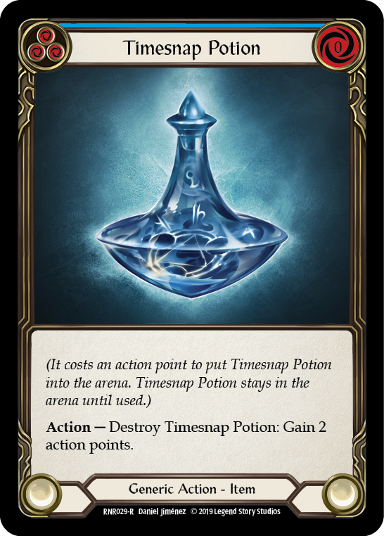 Timesnap Potion [RNR029-R] (Rhinar Hero Deck)  1st Edition Normal | Galactic Gamez