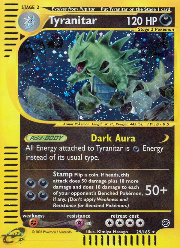 Tyranitar (29/165) [Expedition: Base Set] | Galactic Gamez