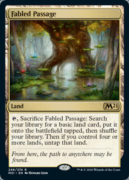 Fabled Passage [Core Set 2021] | Galactic Gamez