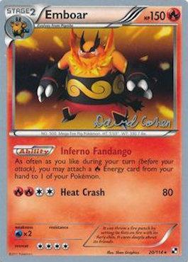 Emboar (20/114) (Twinboar - David Cohen) [World Championships 2011] | Galactic Gamez