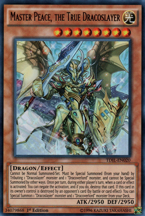 Master Peace, the True Dracoslayer [TDIL-EN020] Ultra Rare | Galactic Gamez