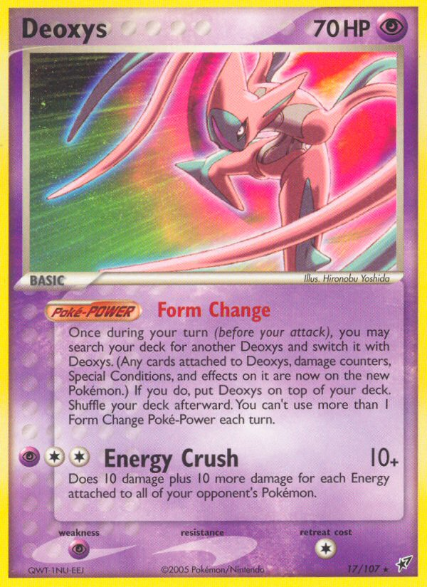 Deoxys (17/107) [EX: Deoxys] | Galactic Gamez