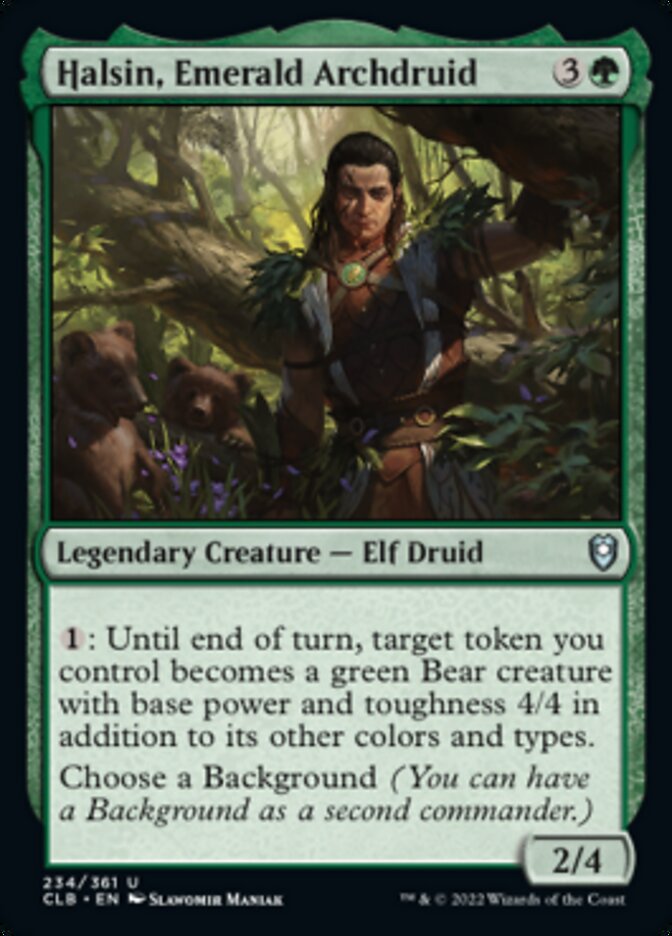 Halsin, Emerald Archdruid [Commander Legends: Battle for Baldur's Gate] | Galactic Gamez