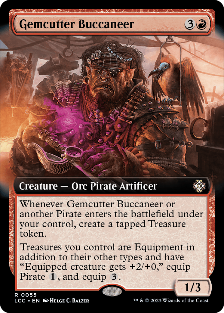 Gemcutter Buccaneer (Extended Art) [The Lost Caverns of Ixalan Commander] | Galactic Gamez