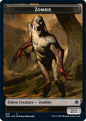 Ogre // Zombie Double-Sided Token [Starter Commander Decks] | Galactic Gamez