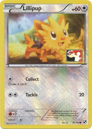 Lillipup (81/114) (League Promo) [Black & White: Base Set] | Galactic Gamez