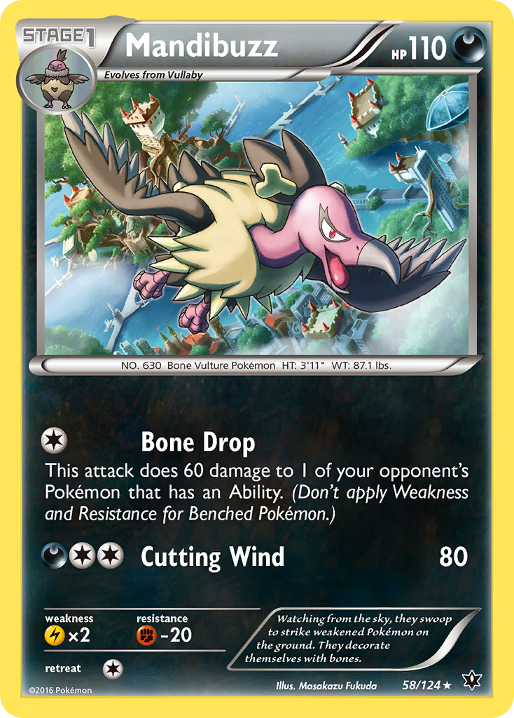 Mandibuzz (58/124) [XY: Fates Collide] | Galactic Gamez