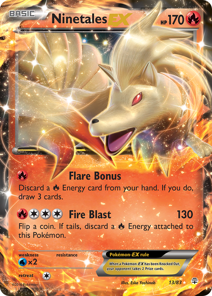 Ninetales EX (13/83) [XY: Generations] | Galactic Gamez