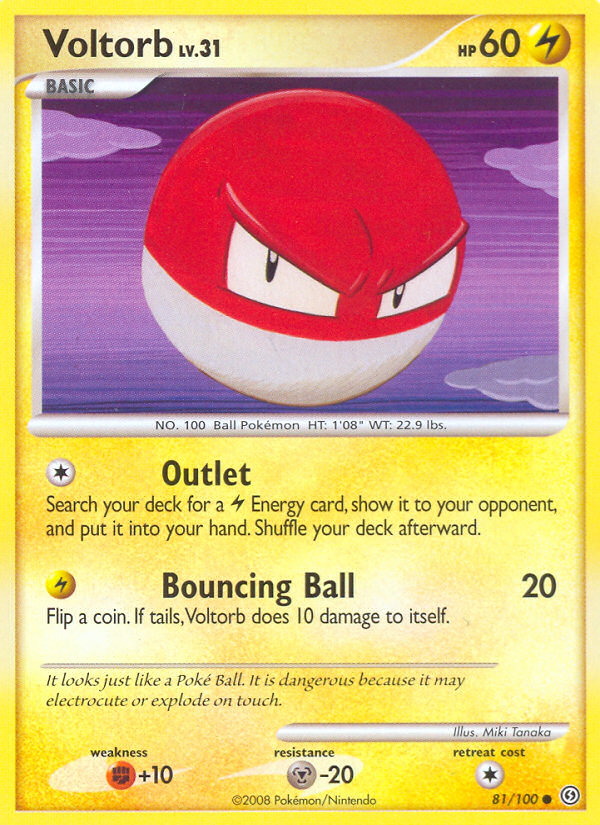 Voltorb (81/100) [Diamond & Pearl: Stormfront] | Galactic Gamez