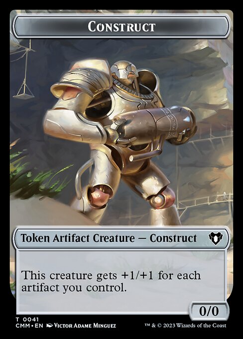 Servo // Construct (0041) Double-Sided Token [Commander Masters Tokens] | Galactic Gamez