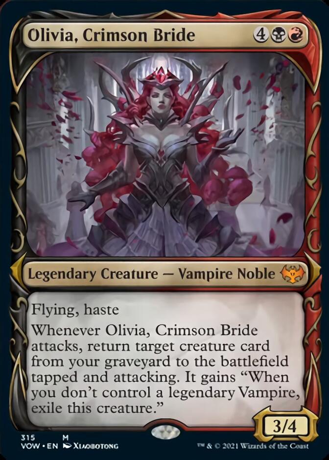 Olivia, Crimson Bride (Showcase Fang Frame) [Innistrad: Crimson Vow] | Galactic Gamez