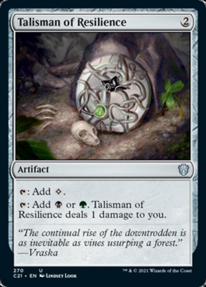 Talisman of Resilience [Commander 2021] | Galactic Gamez