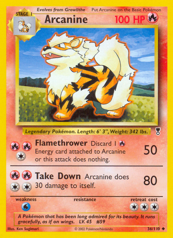 Arcanine (36/110) [Legendary Collection] | Galactic Gamez