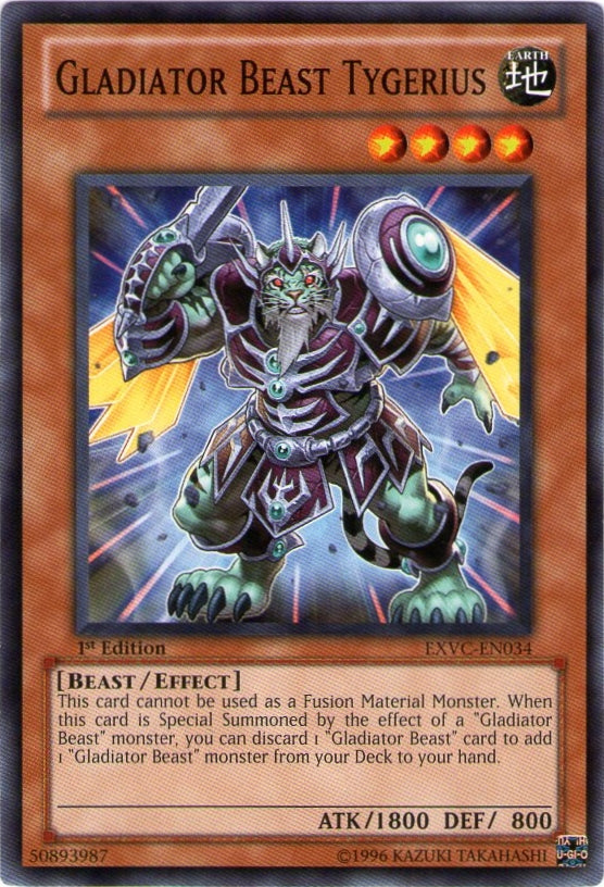 Gladiator Beast Tygerius [EXVC-EN034] Common | Galactic Gamez