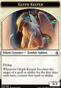 Glyph Keeper // Warrior Token [Amonkhet Tokens] | Galactic Gamez