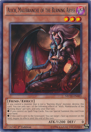 Alich, Malebranche of the Burning Abyss [NECH-EN083] Rare | Galactic Gamez