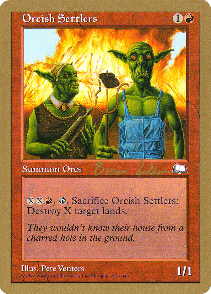 Orcish Settlers (Brian Selden) [World Championship Decks 1998] | Galactic Gamez