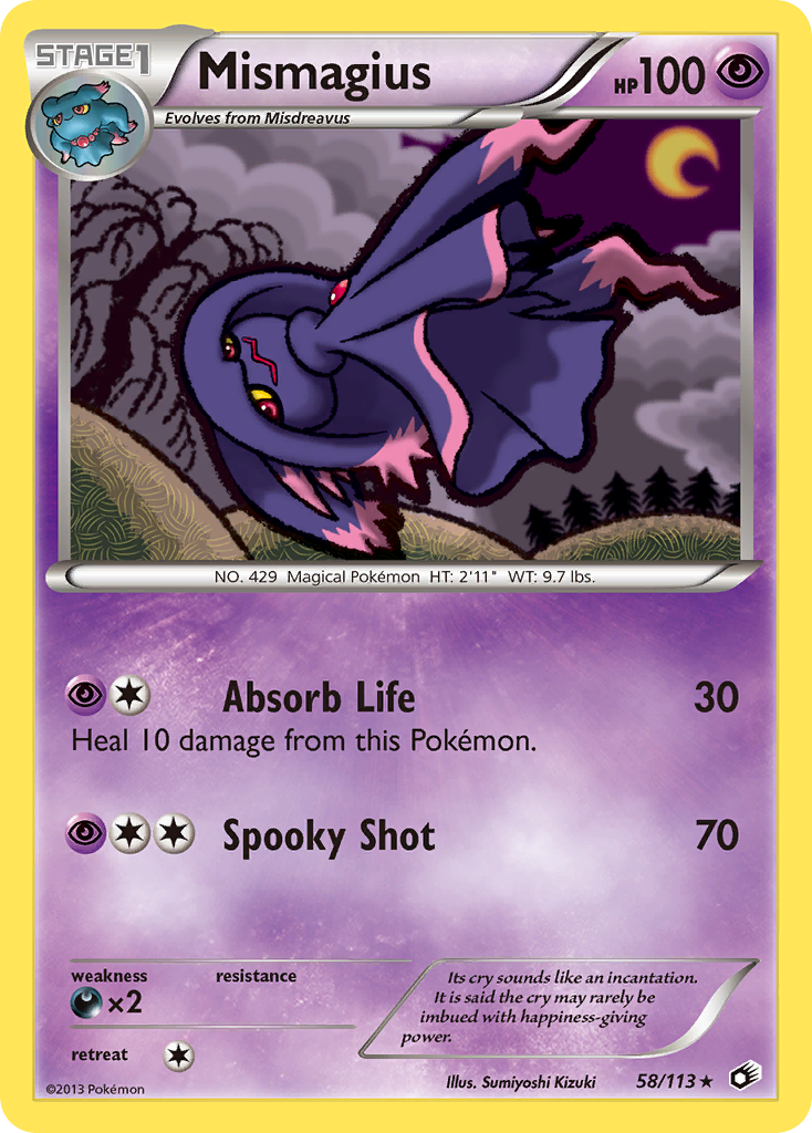 Mismagius (58/113) [Black & White: Legendary Treasures] | Galactic Gamez