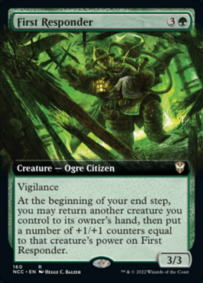 First Responder (Extended Art) [Streets of New Capenna Commander] | Galactic Gamez