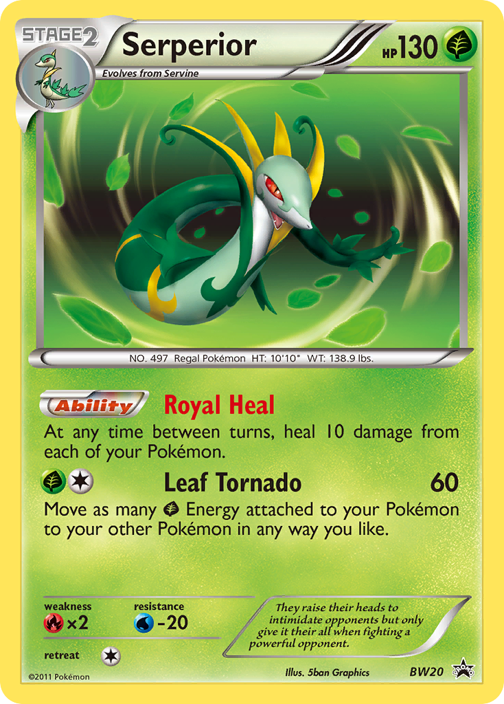 Serperior (BW20) [Black & White: Black Star Promos] | Galactic Gamez