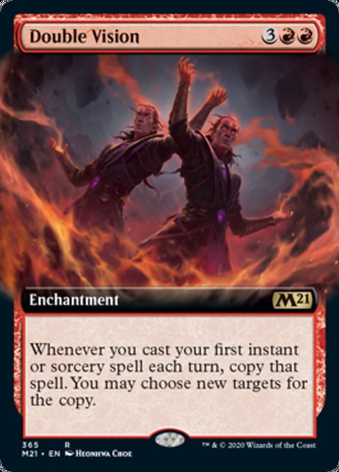 Double Vision (Extended Art) [Core Set 2021] | Galactic Gamez