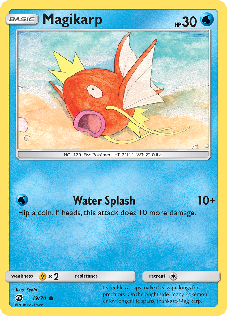 Magikarp (19/70) [Sun & Moon: Dragon Majesty] | Galactic Gamez