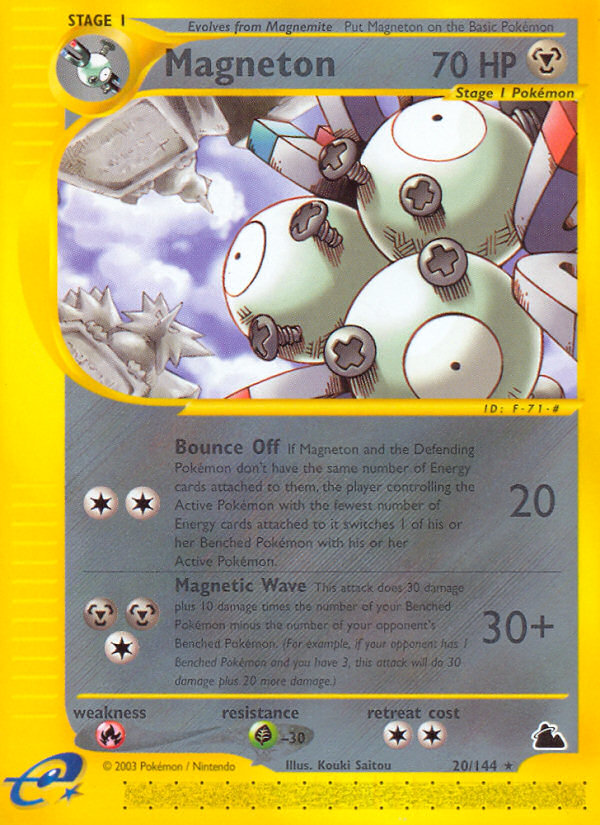 Magneton (20/144) [Skyridge] | Galactic Gamez