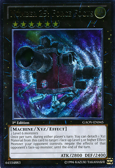 Number 25: Force Focus (UTR) [GAOV-EN045] Ultimate Rare | Galactic Gamez