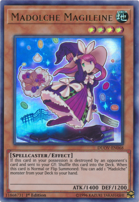 Madolche Magileine [DUOV-EN068] Ultra Rare | Galactic Gamez