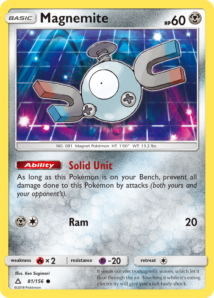 Magnemite (81/156) [Sun & Moon: Ultra Prism] | Galactic Gamez