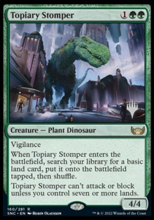 Topiary Stomper (Promo Pack) [Streets of New Capenna Promos] | Galactic Gamez