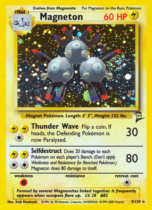 Magneton (9/130) [Base Set 2] | Galactic Gamez