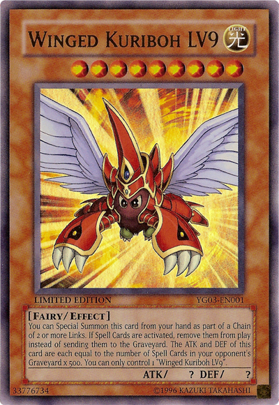 Winged Kuriboh LV9 [YG03-EN001] Ultra Rare | Galactic Gamez