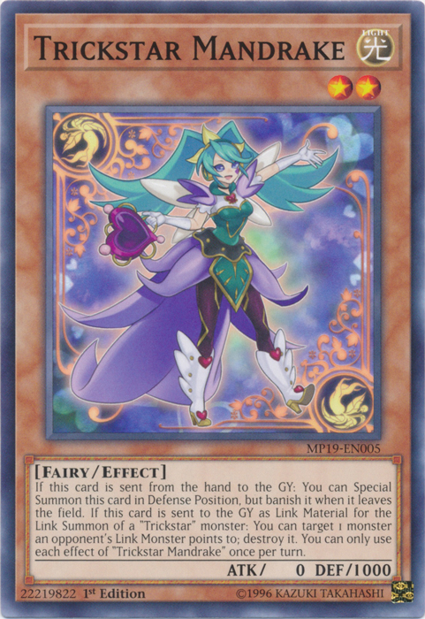 Trickstar Mandrake [MP19-EN005] Common | Galactic Gamez