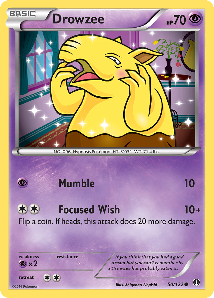 Drowzee (50/122) [XY: BREAKpoint] | Galactic Gamez