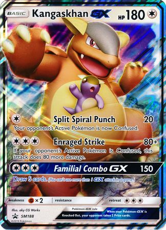 Kangaskhan GX (SM188) (Jumbo Card) [Sun & Moon: Black Star Promos] | Galactic Gamez