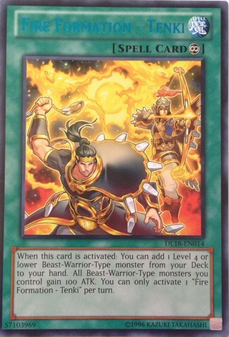 Fire Formation - Tenki (Blue) [DL18-EN014] Rare | Galactic Gamez