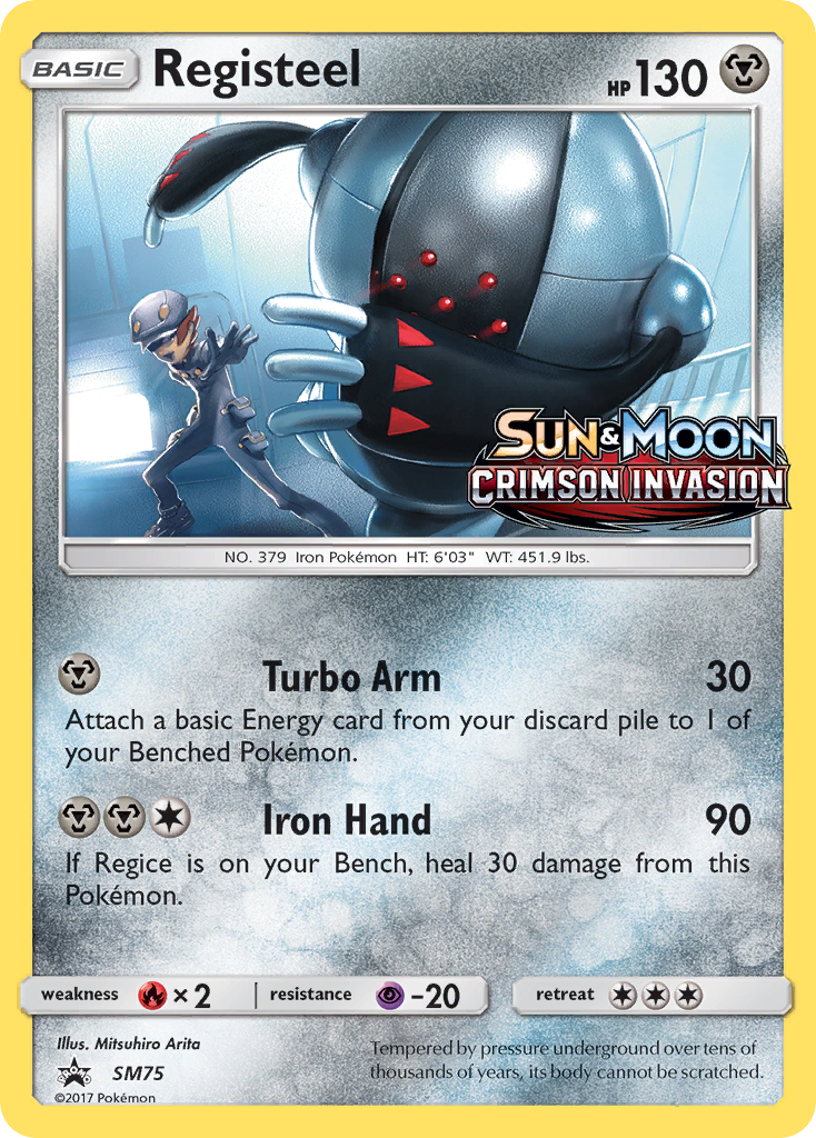 Registeel (SM75) [Sun & Moon: Black Star Promos] | Galactic Gamez