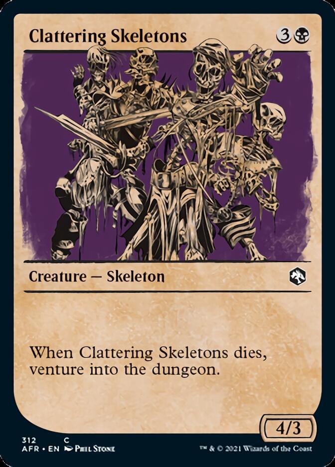 Clattering Skeletons (Showcase) [Dungeons & Dragons: Adventures in the Forgotten Realms] | Galactic Gamez