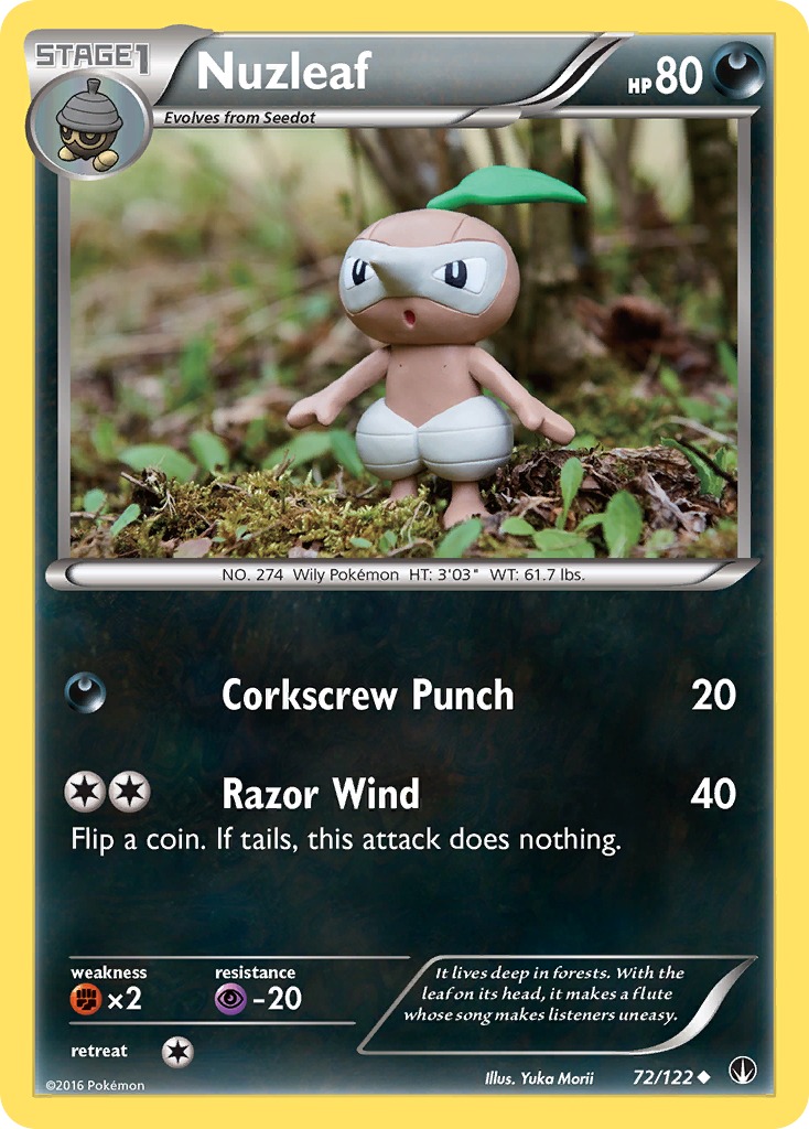 Nuzleaf (72/122) [XY: BREAKpoint] | Galactic Gamez