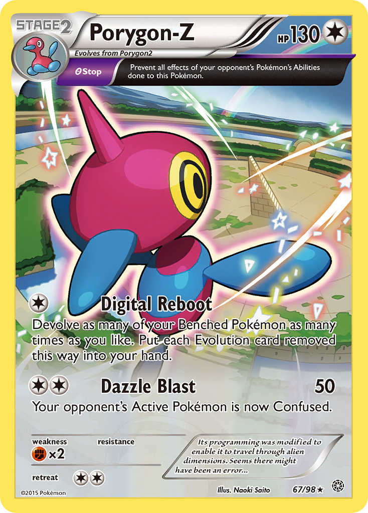 Porygon-Z (67/98) [XY: Ancient Origins] | Galactic Gamez