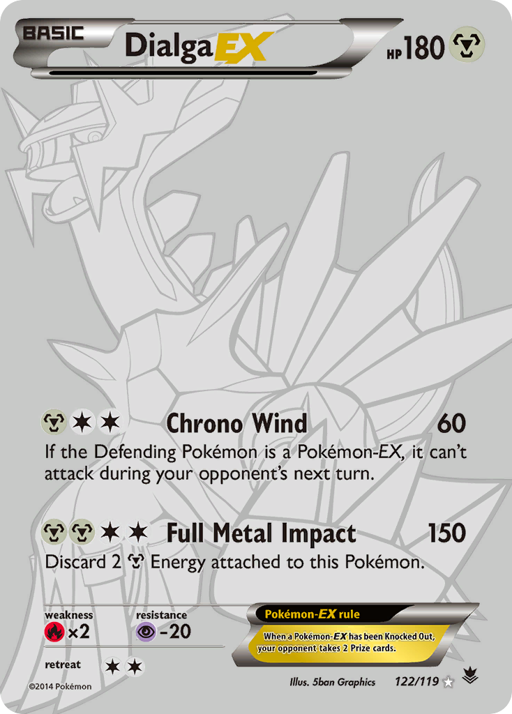 Dialga EX (122/119) [XY: Phantom Forces] | Galactic Gamez