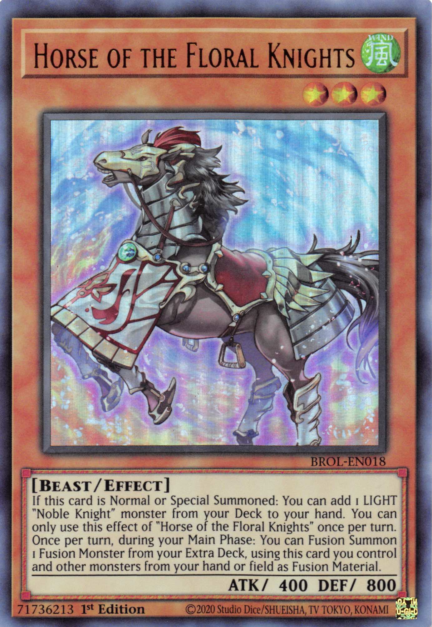 Horse of the Floral Knights [BROL-EN018] Ultra Rare | Galactic Gamez