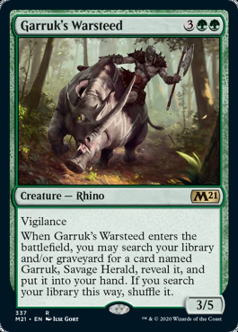 Garruk's Warsteed [Core Set 2021] | Galactic Gamez