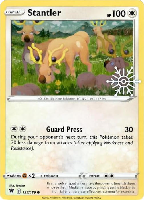 Stantler (125/189) (Holiday Calendar) [Sword & Shield: Astral Radiance] | Galactic Gamez