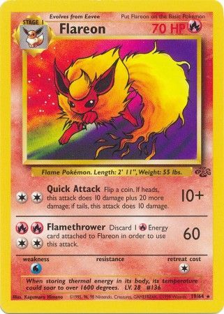 Flareon (19/64) [Jungle Unlimited] | Galactic Gamez